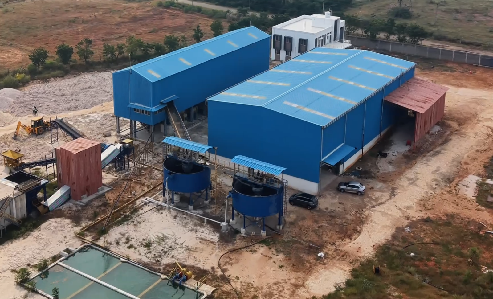 Kaolin Process Footage